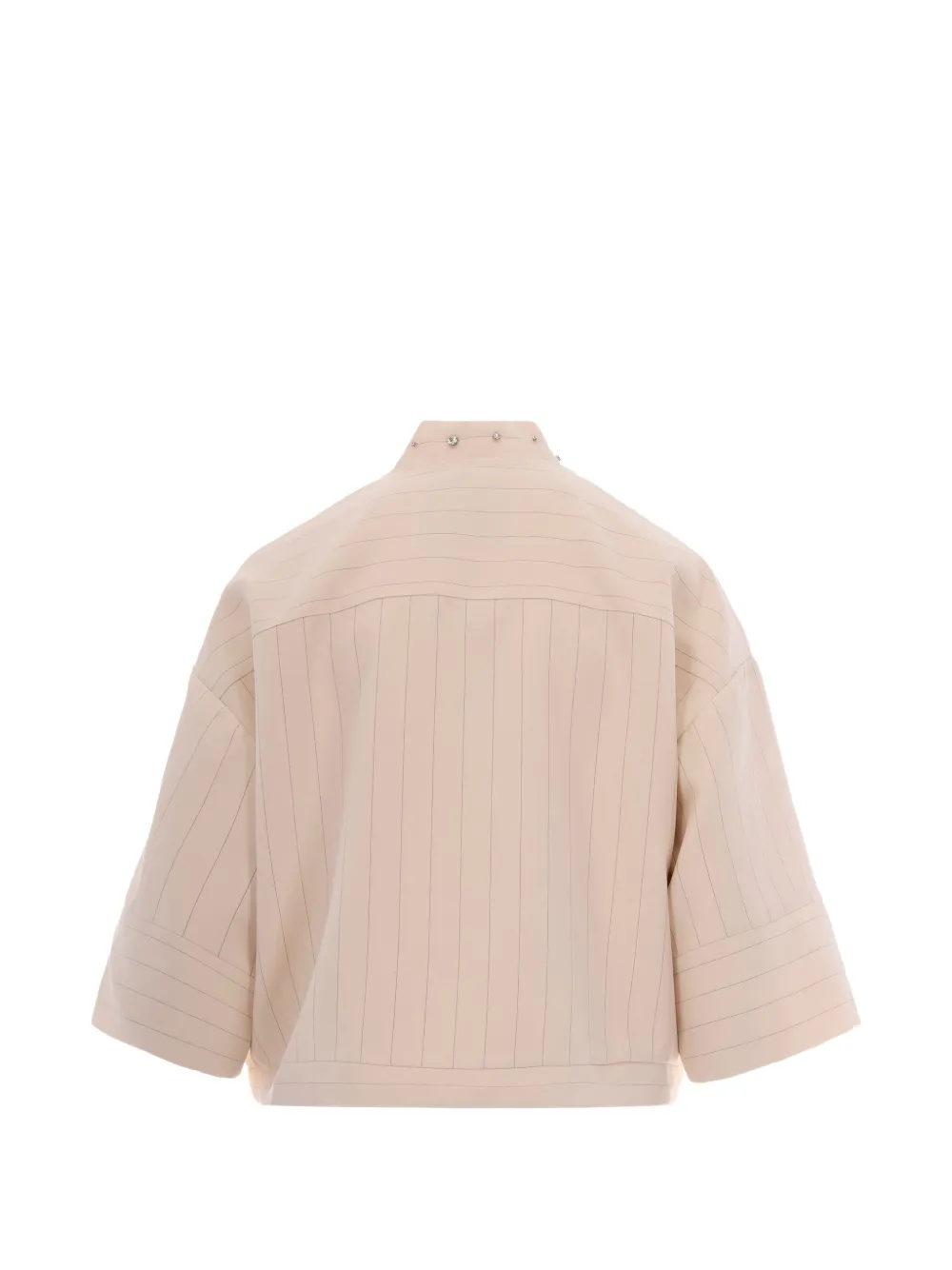  Liu Jo Striped Embellished Jacket - Neutrals 