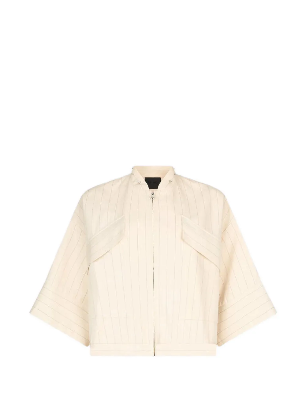 LIU JO Gestreept verfraaid jack Beige