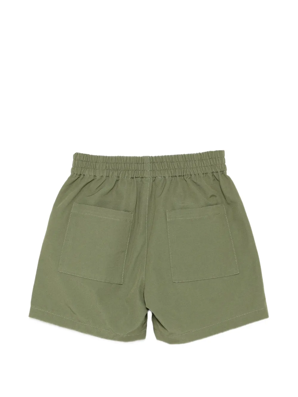 Moschino Kids Shorts met logo Groen