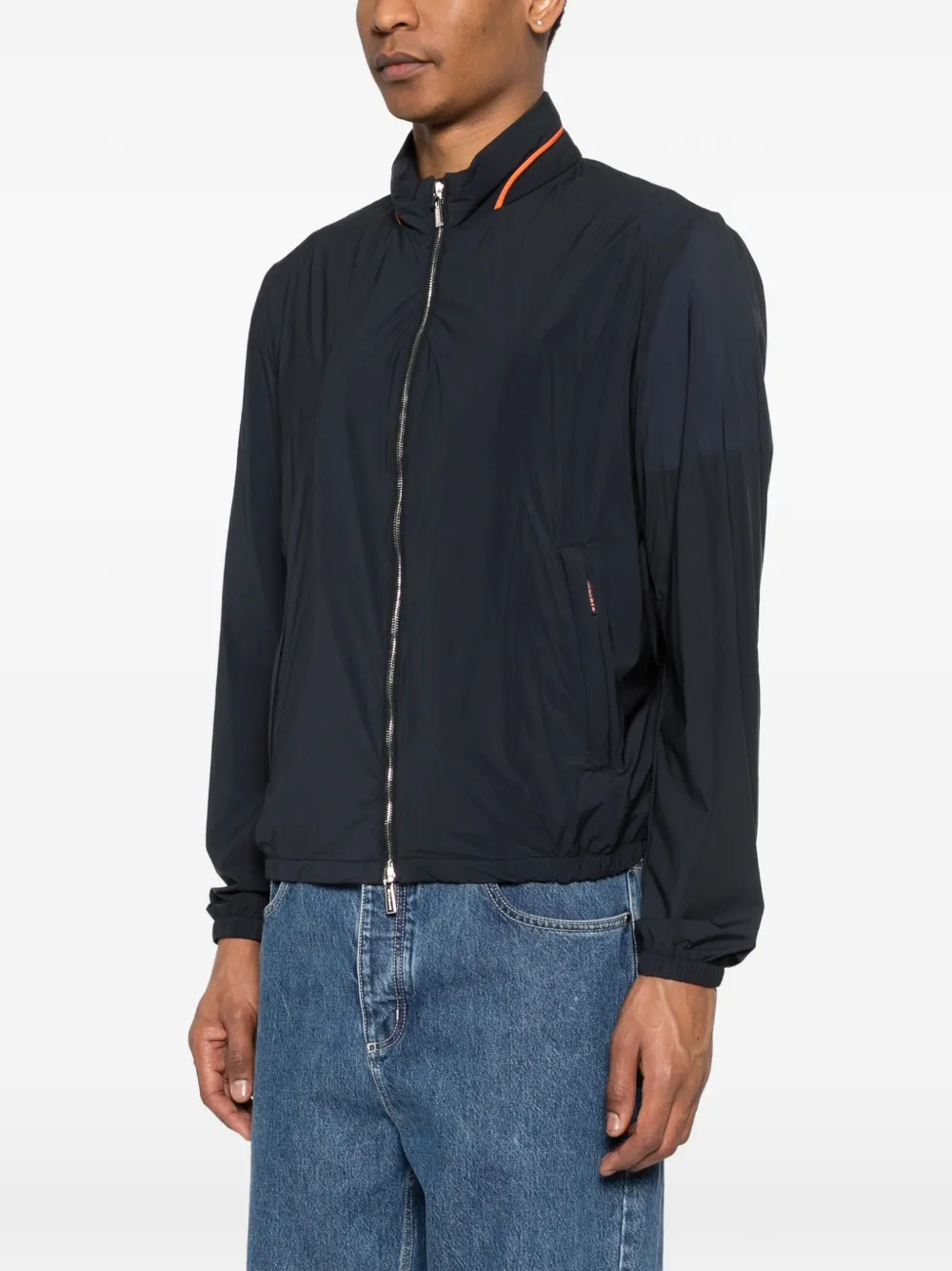 Moorer Prestwick jack met rits Blauw
