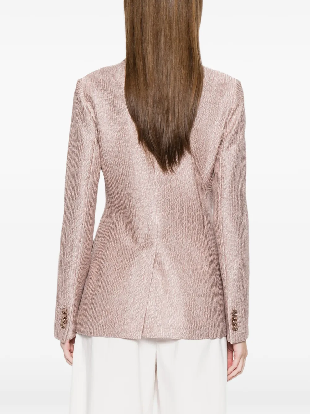 Tagliatore Blazer met dubbele rij knopen Roze