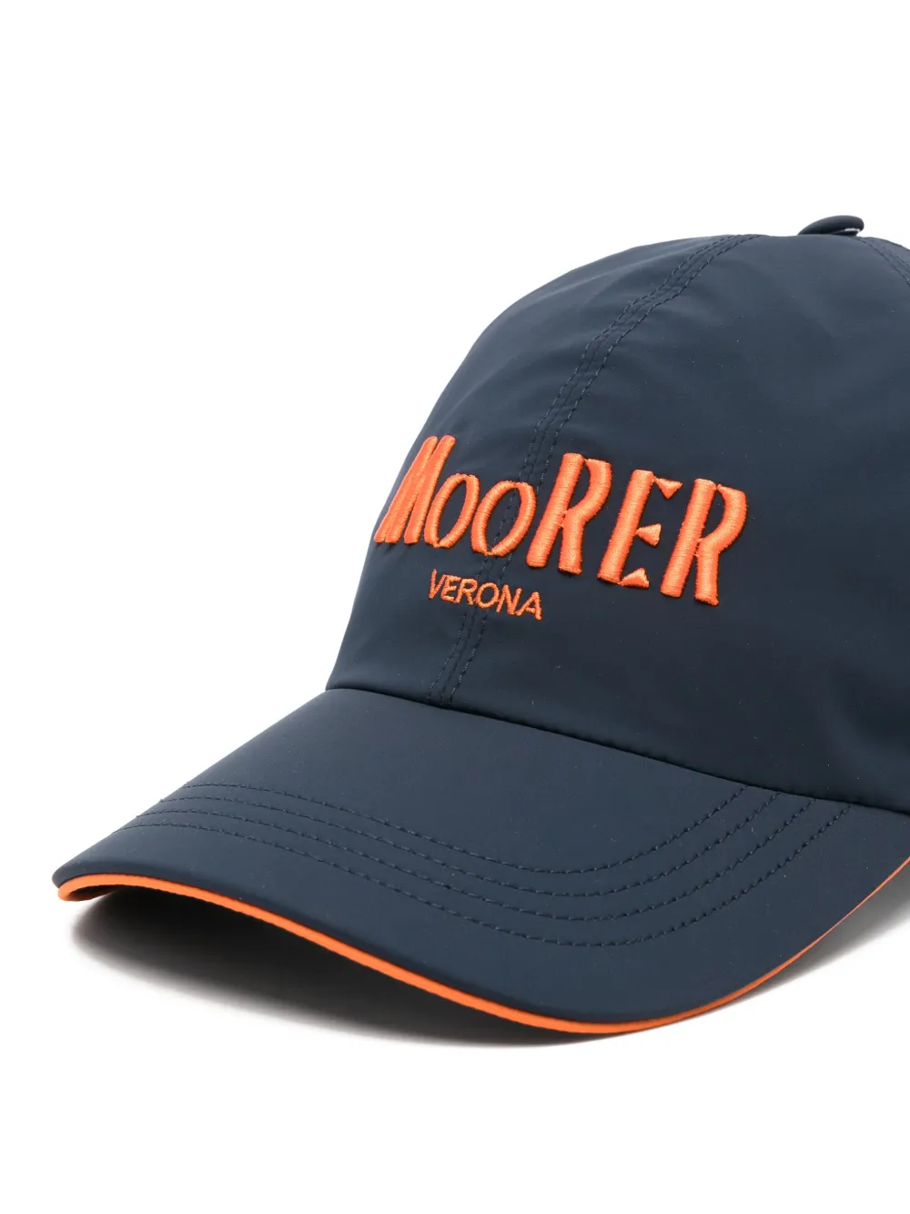 Moorer Honkbalpet met logodetail Blauw