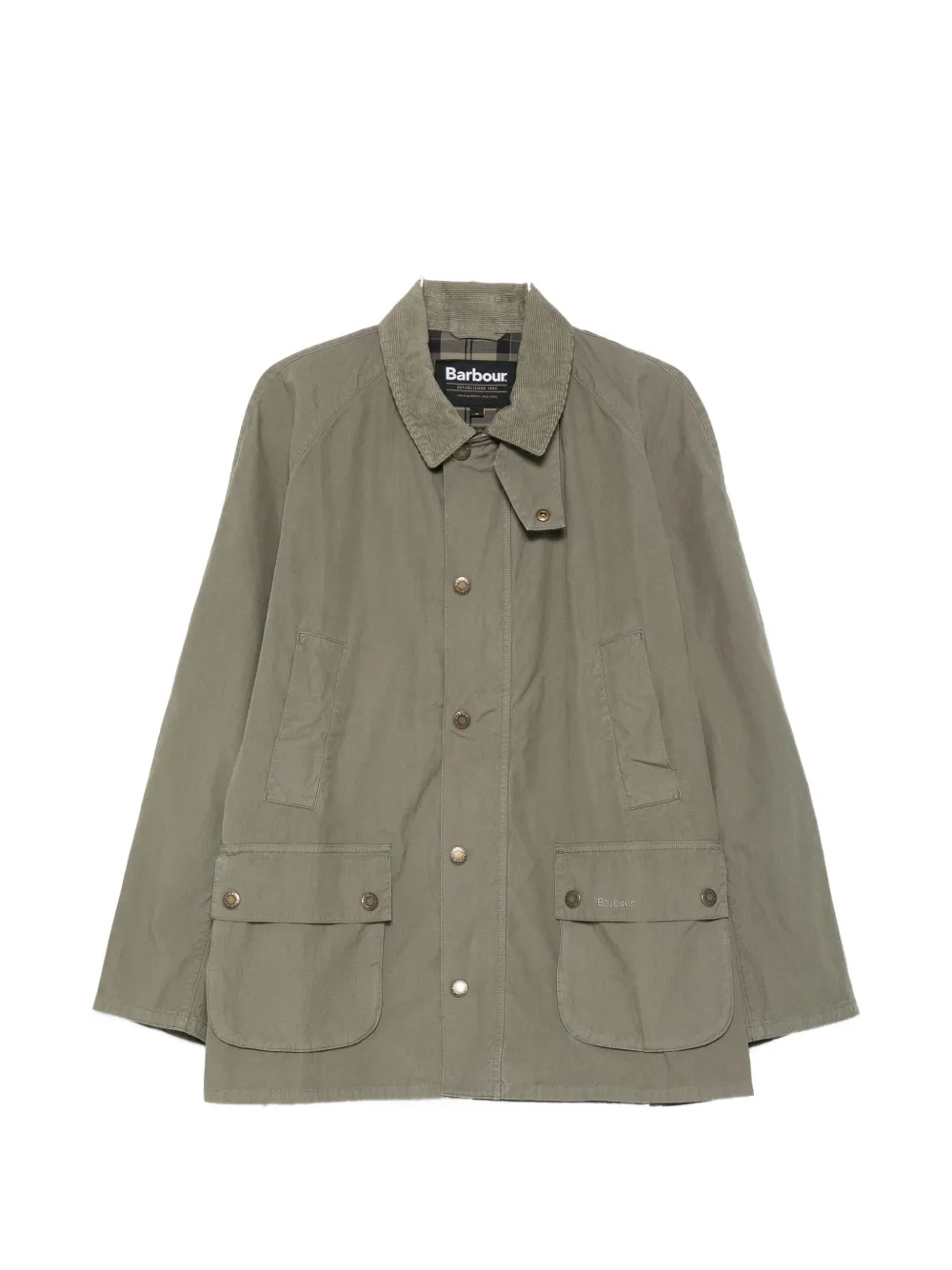Barbour Ashby buttonned-pockets jacket - Verde