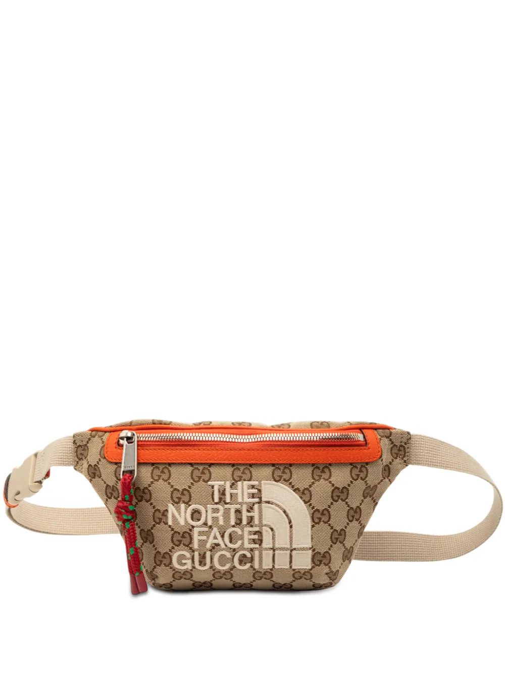 Gucci Pre-Owned 2016-2026 The North Face GG Canvas belt bag - Marrone