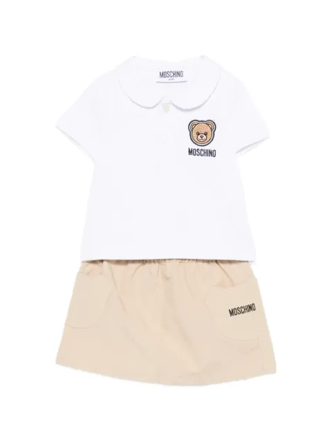 Moschino Kids set de falda con motivo Teddy (set de 2)