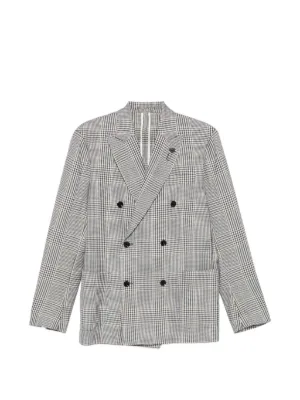 Lardini notched-lapel Blazer | Green | FARFETCH AO