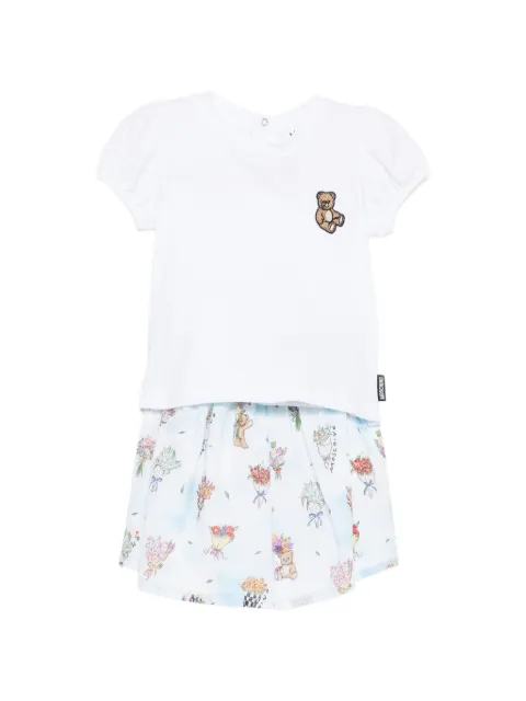 Moschino Kids mameluco con motivo floral