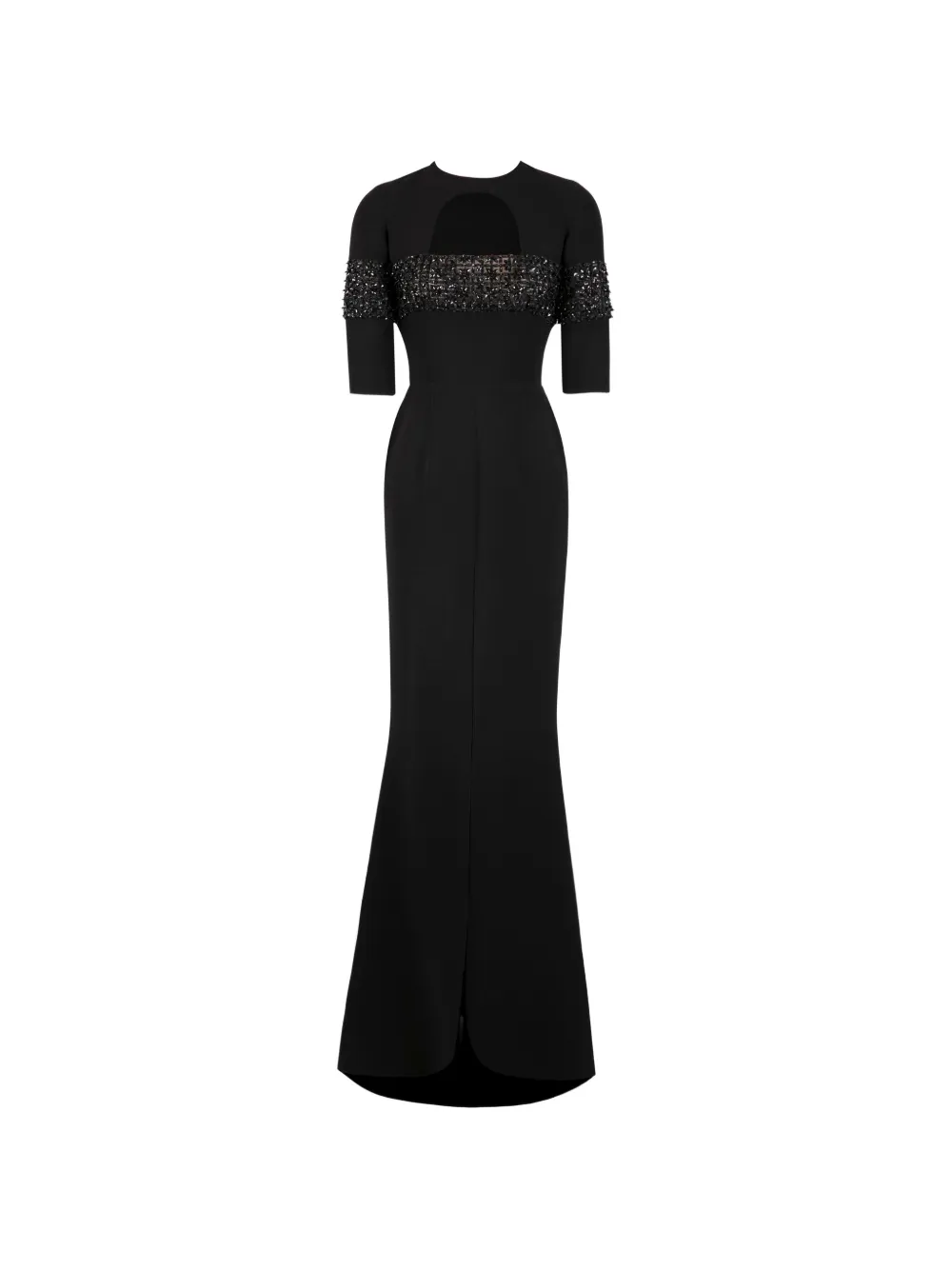 Saiid Kobeisy beaded gown dress - Nero
