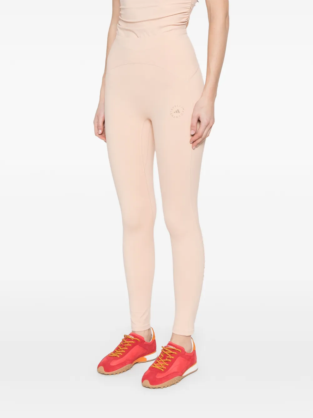 adidas by Stella McCartney High waist legging Beige