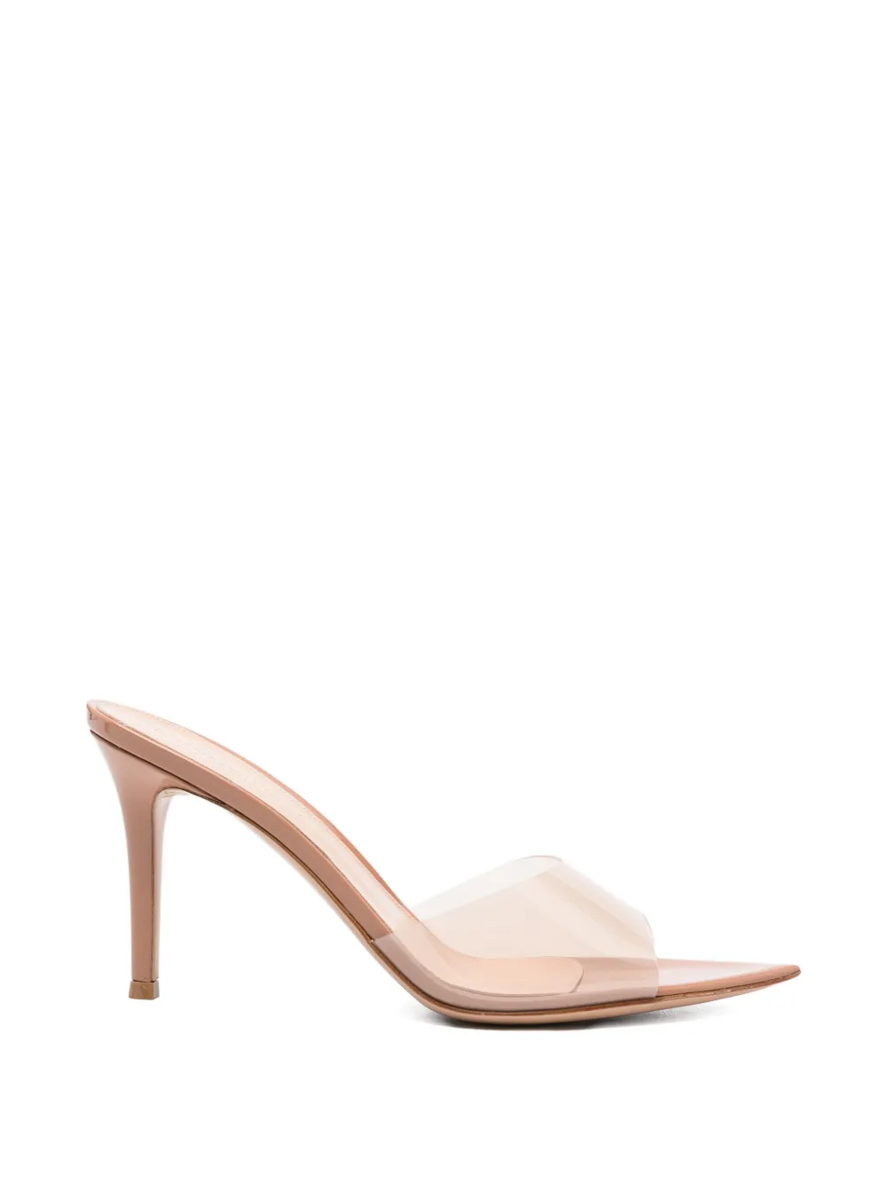 Gianvito Rossi Elle pointed-toe mules Beige