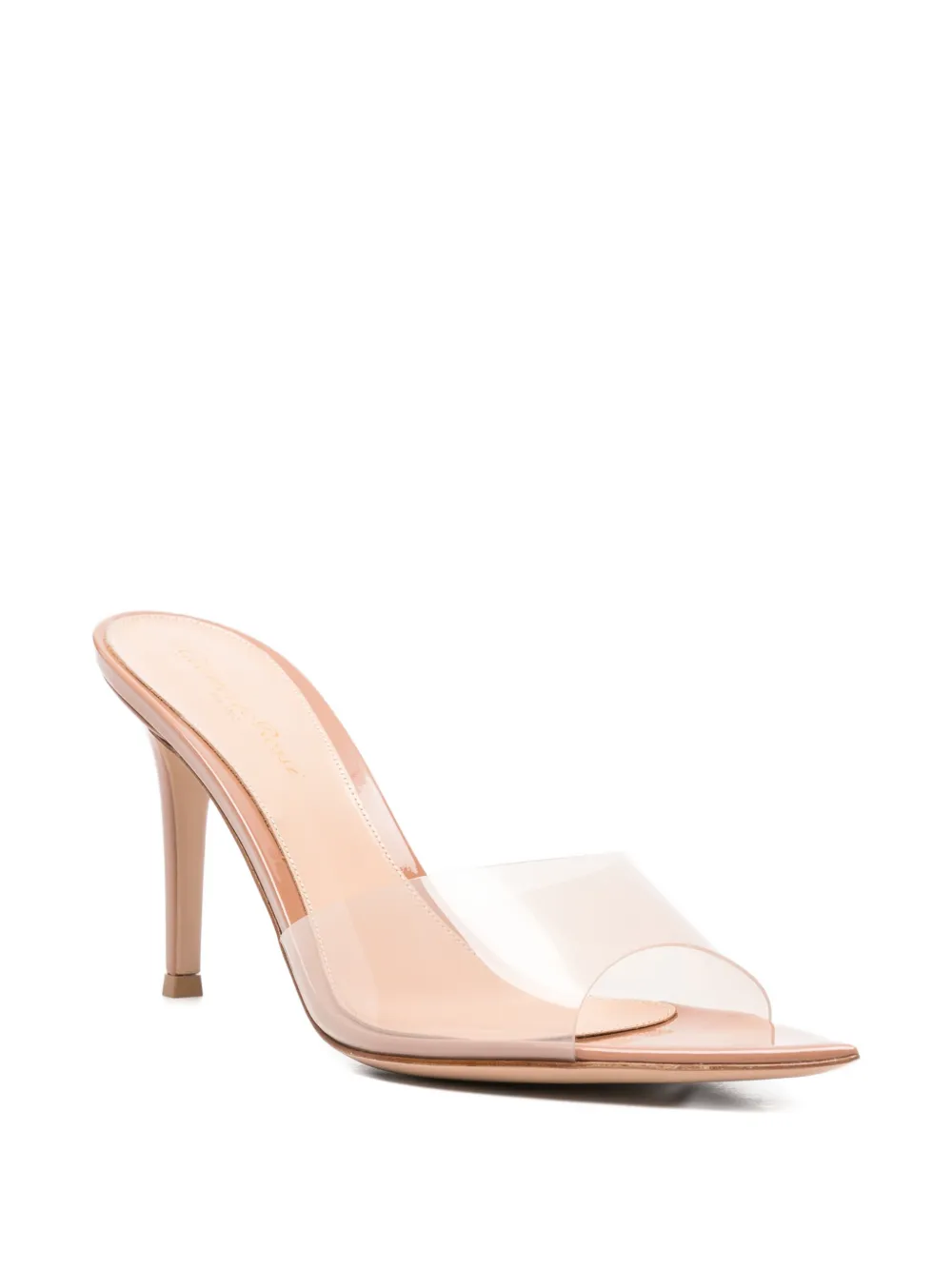 Gianvito Rossi Elle pointed-toe mules Beige