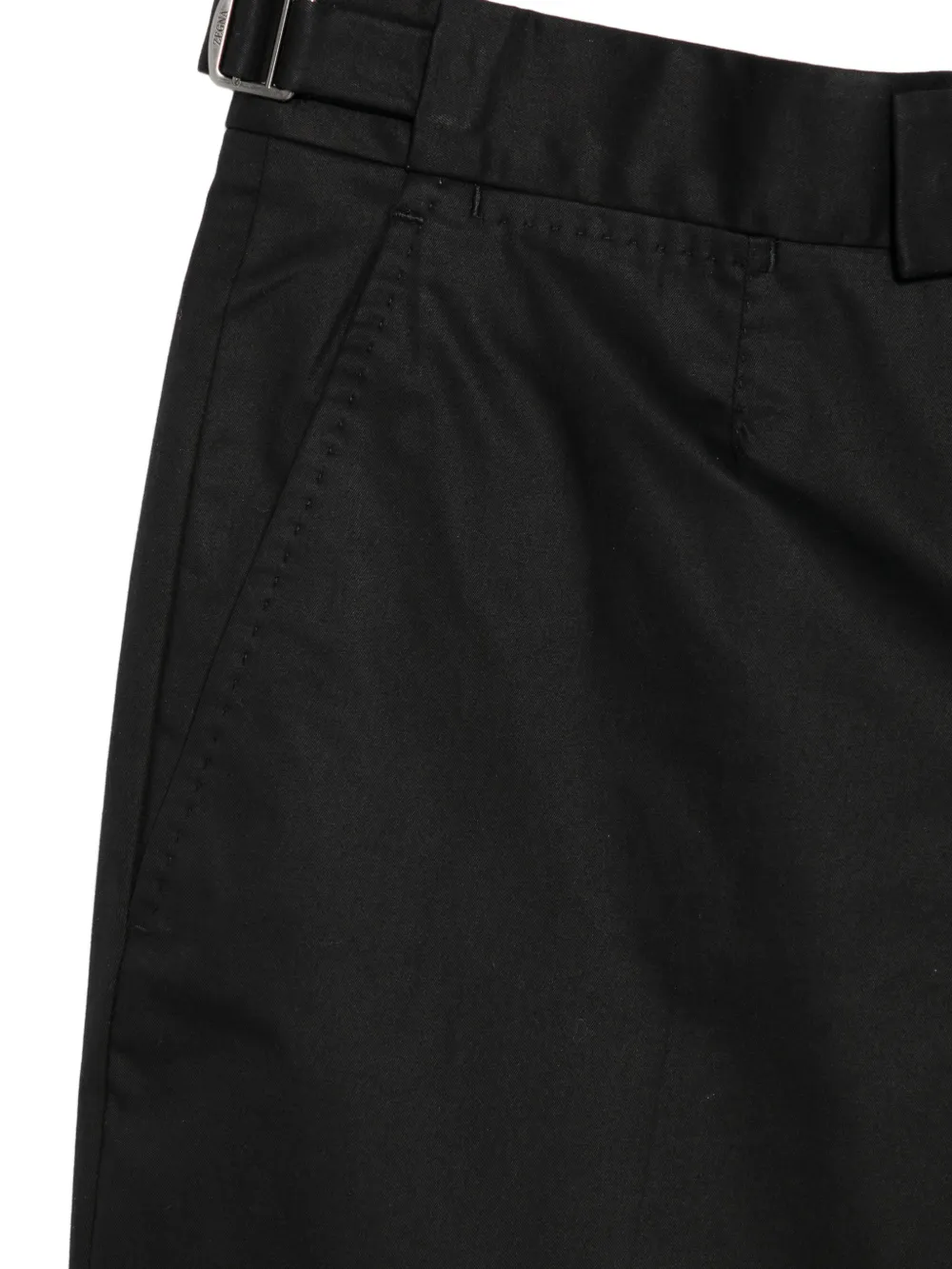 Zegna Geplooide broek met verstelbare zijkant Blauw