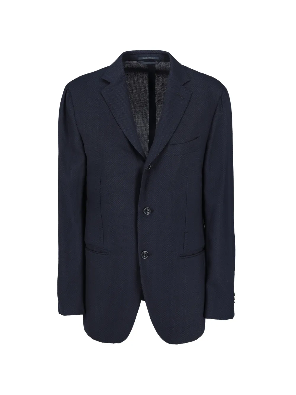 Ermenegildo Zegna Vintage blazer à simple boutonnage - Bleu