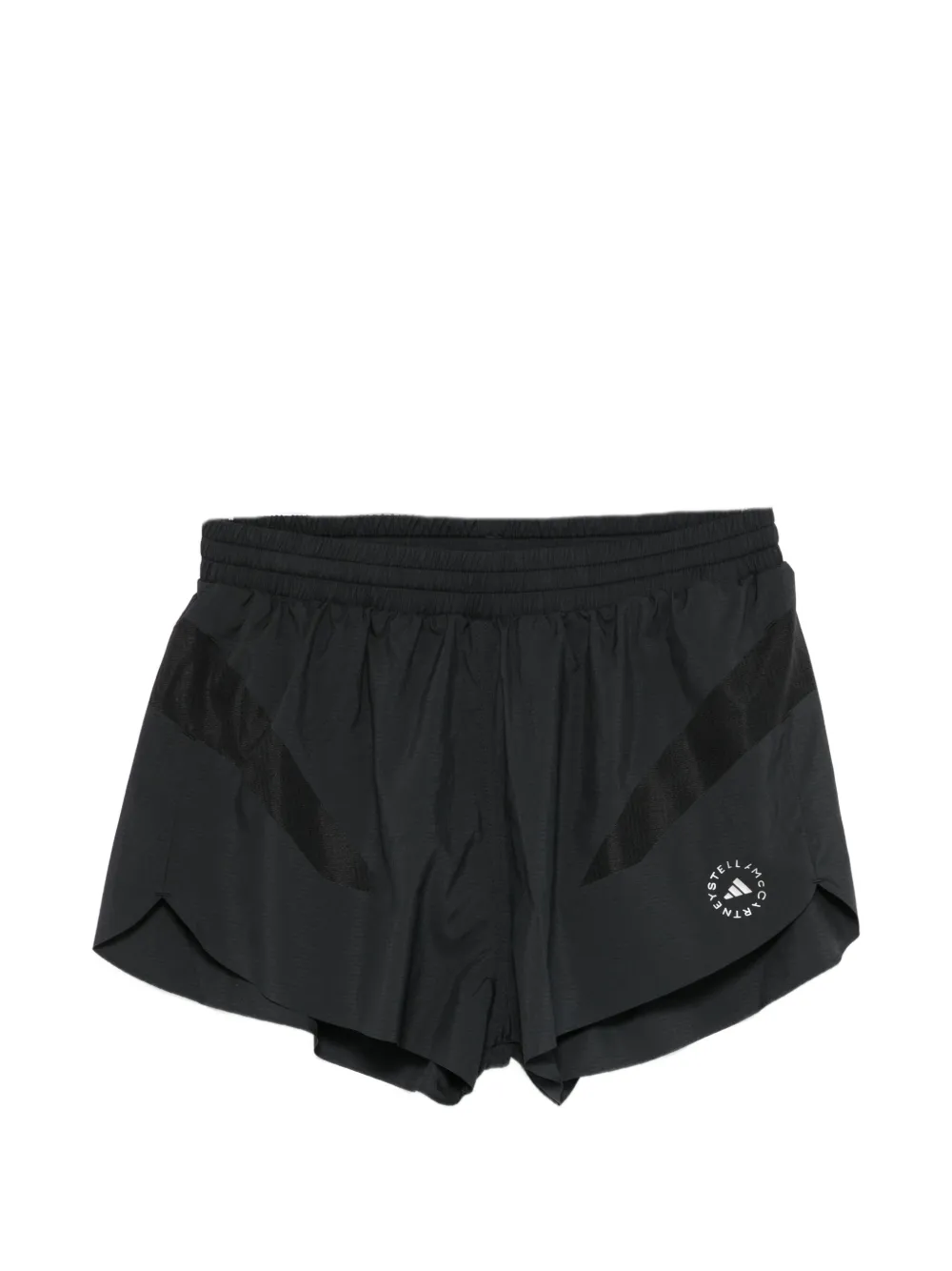 adidas by Stella McCartney logo-print shorts - Schwarz