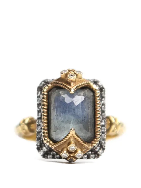 Rewind Vintage Affairs x  Sevan Biçakçi 18K gold plated metal diamond ring