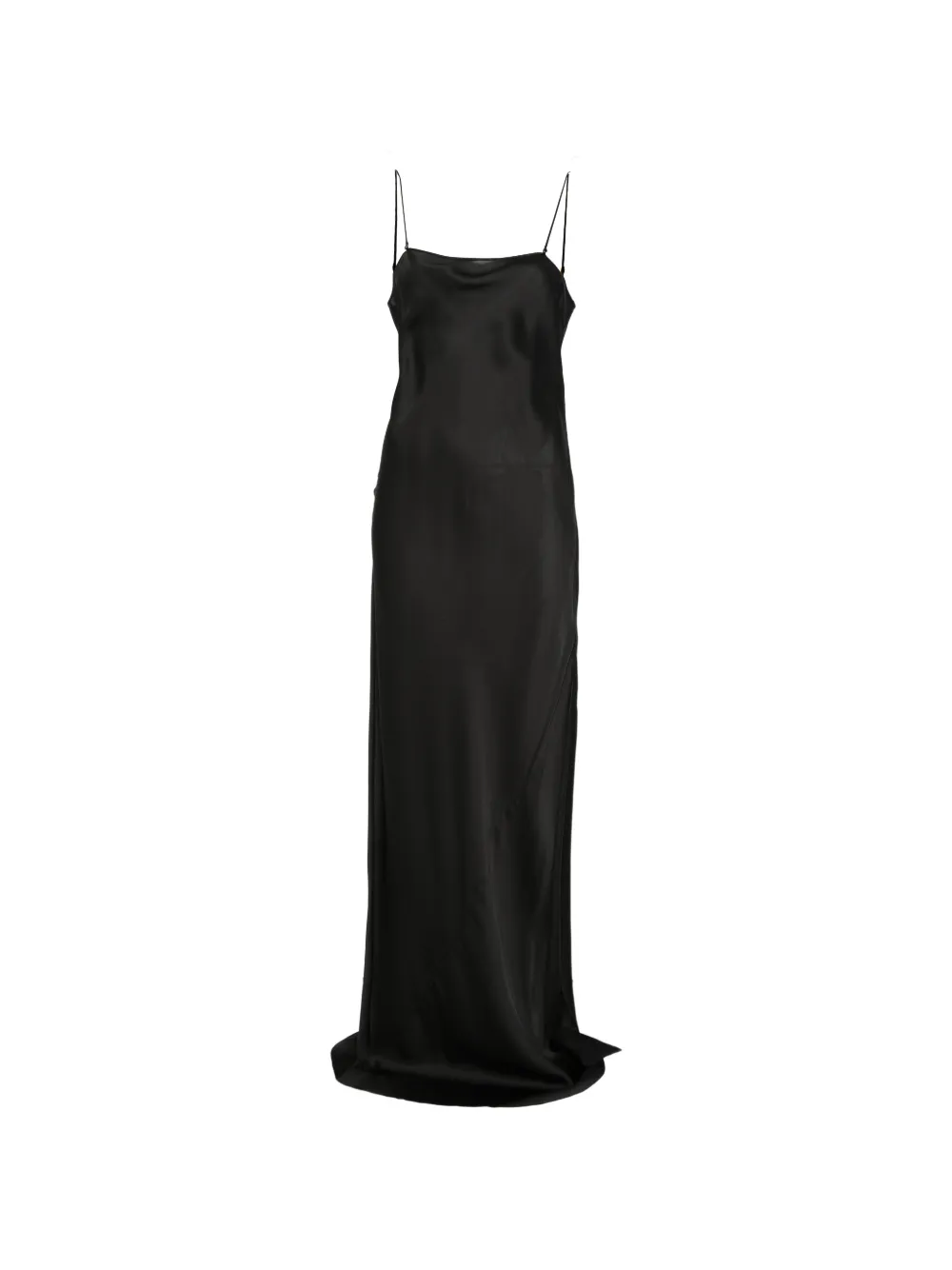 Saint Laurent charmeuse slip dress - Schwarz