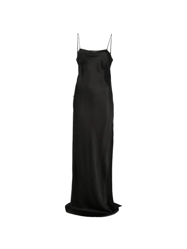 saint laurent silk slip dress Saint Laurent Long Silk Slip Dress
