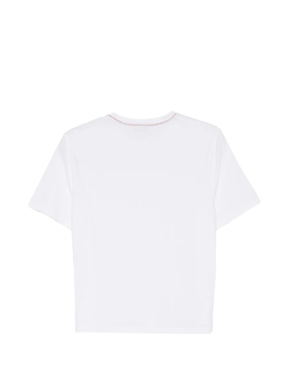Le Tricot Perugia T-shirt met ronde hals Wit