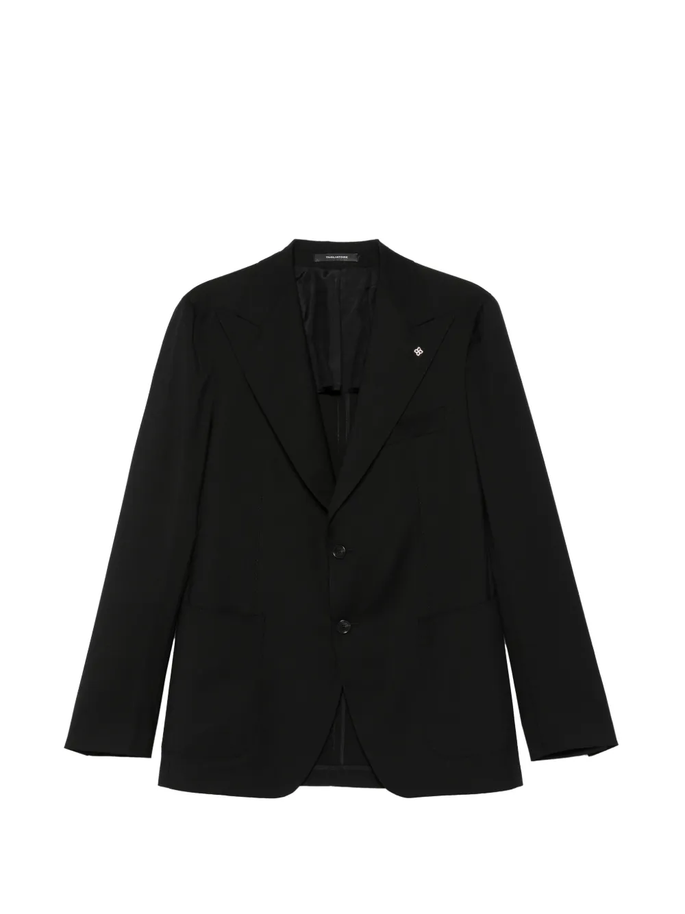 Tagliatore pin-lapel virgin-wool jacket - Nero