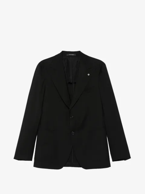 Tagliatore pin-lapel virgin-wool jacket