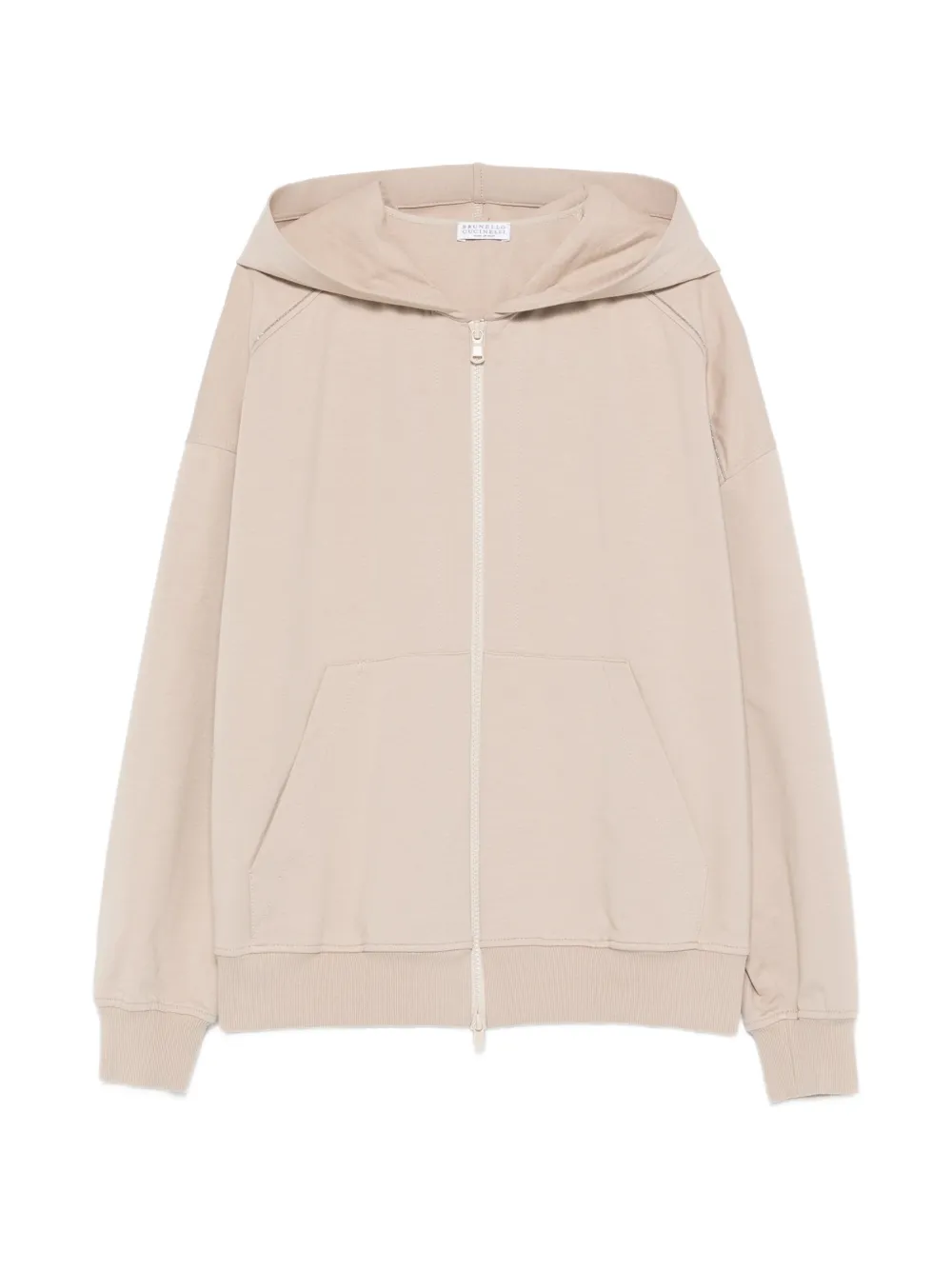 Brunello Cucinelli full-zip hoodie - Toni neutri