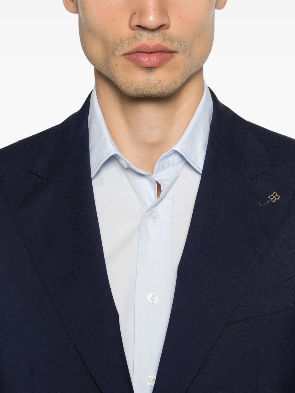 Tagliatore Pak met speld detail Blauw