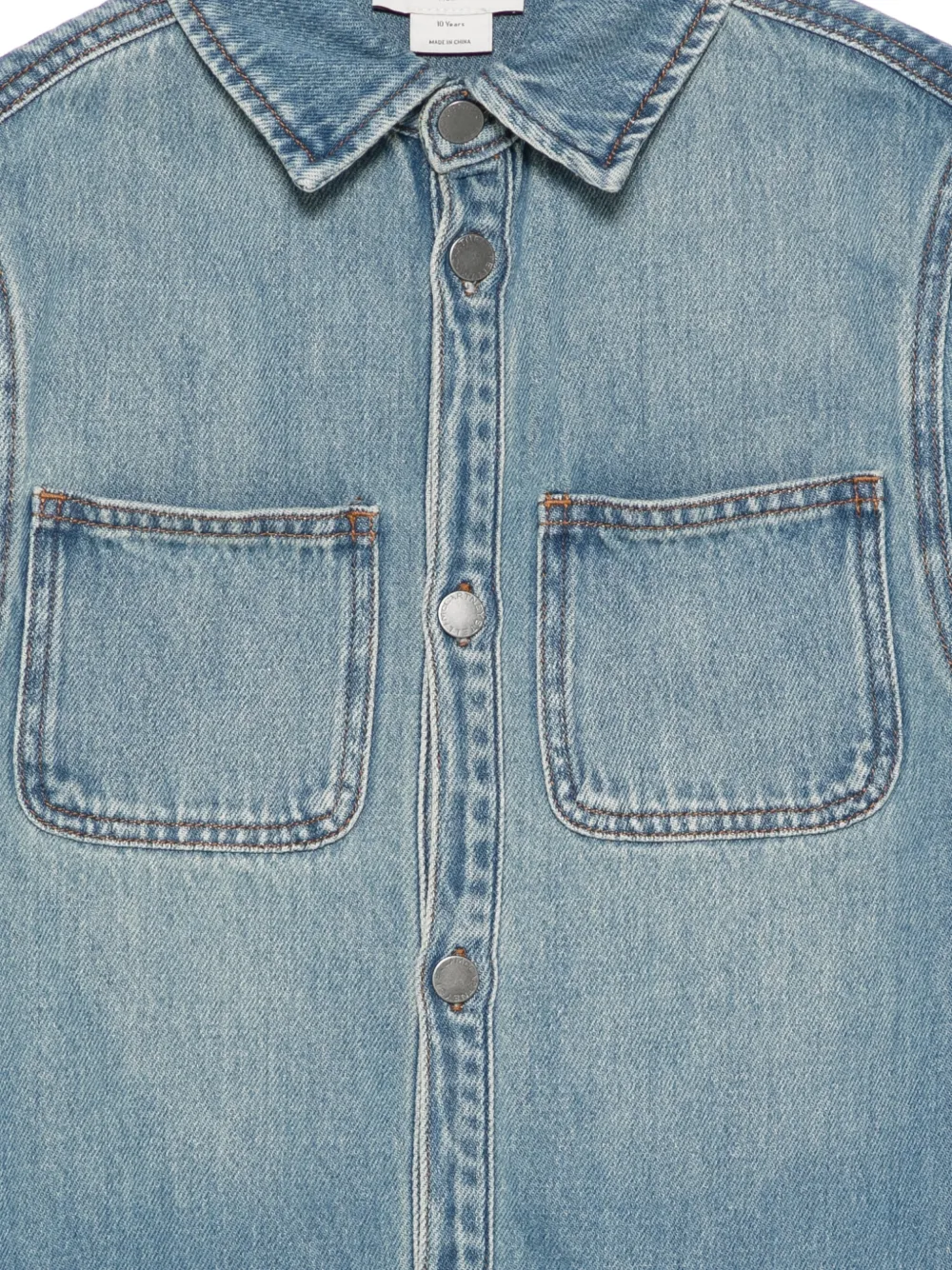 Buttoned Denim Dress