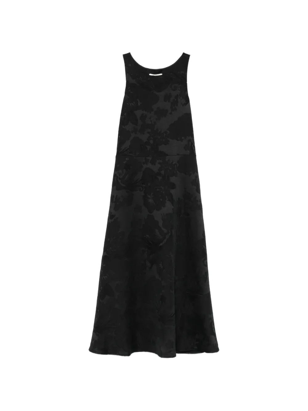 PSOPHIA Abito midi a fiori - Nero