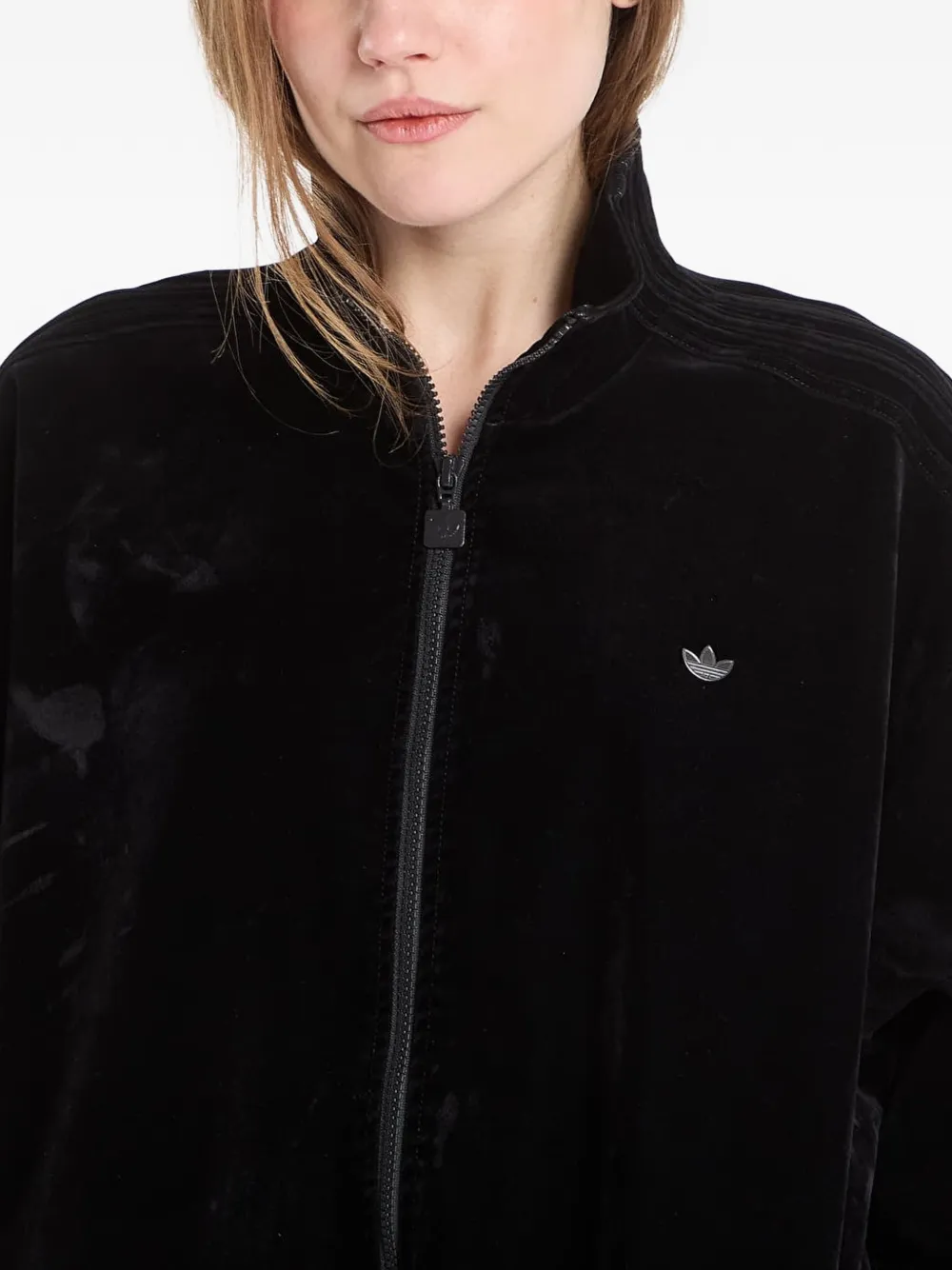 adidas Firebird trainingsjack met rits Zwart