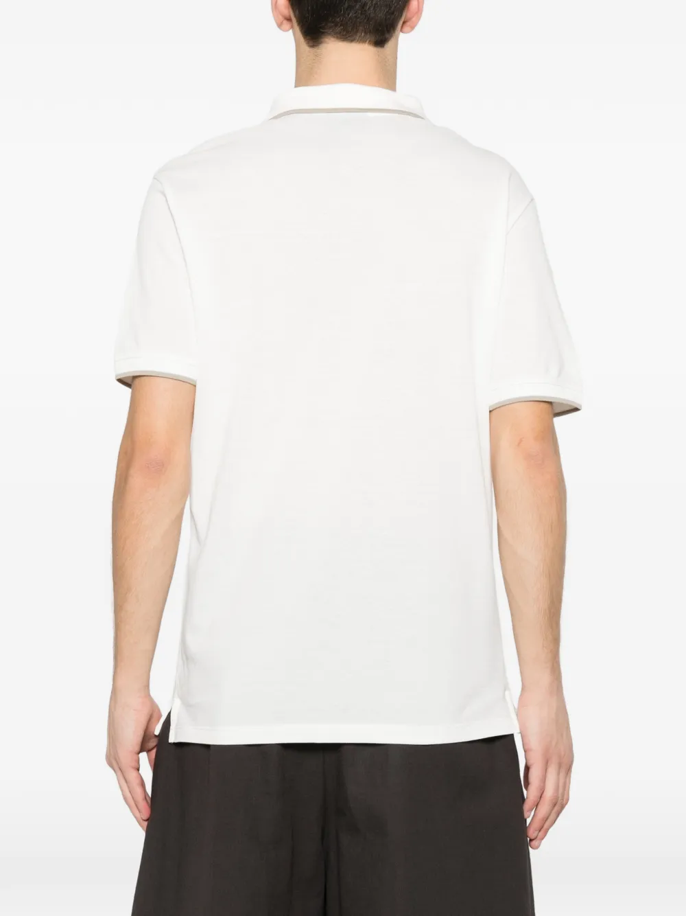 Emporio Armani T-shirt met V-hals Wit