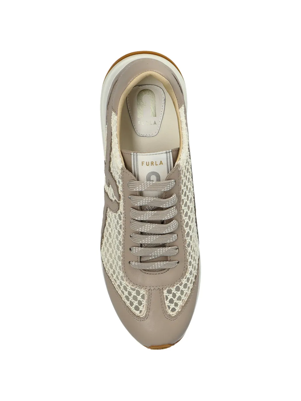 Furla Leren sneakers Beige