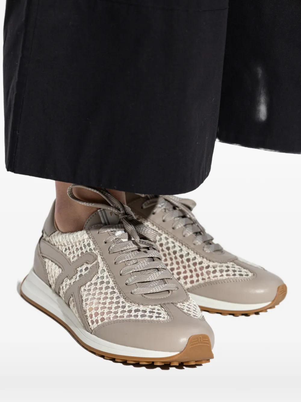 Furla Leren sneakers Beige