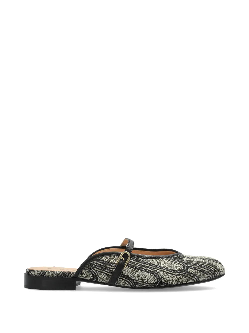 Furla patterned strap mules - Toni neutri