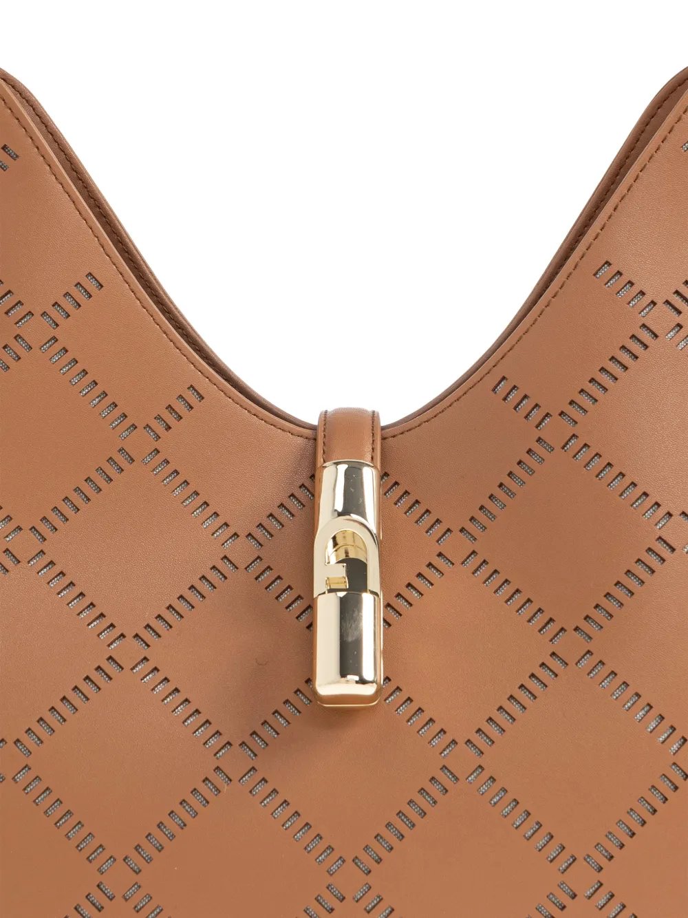 Medium Goccia Laser-Cut Shoulder Bag
