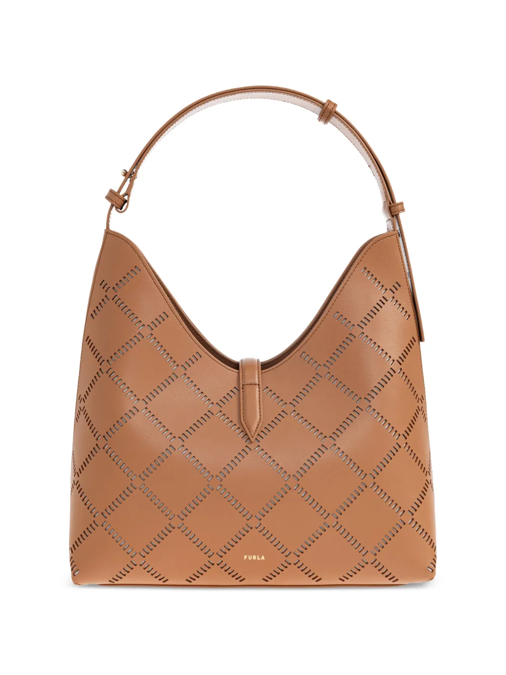 Medium Goccia Laser-Cut Shoulder Bag