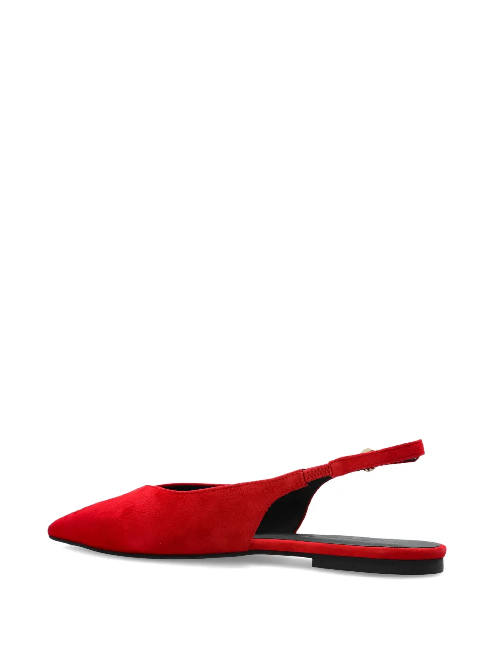 Furla Sfera pointed-toe leather pumps Rood