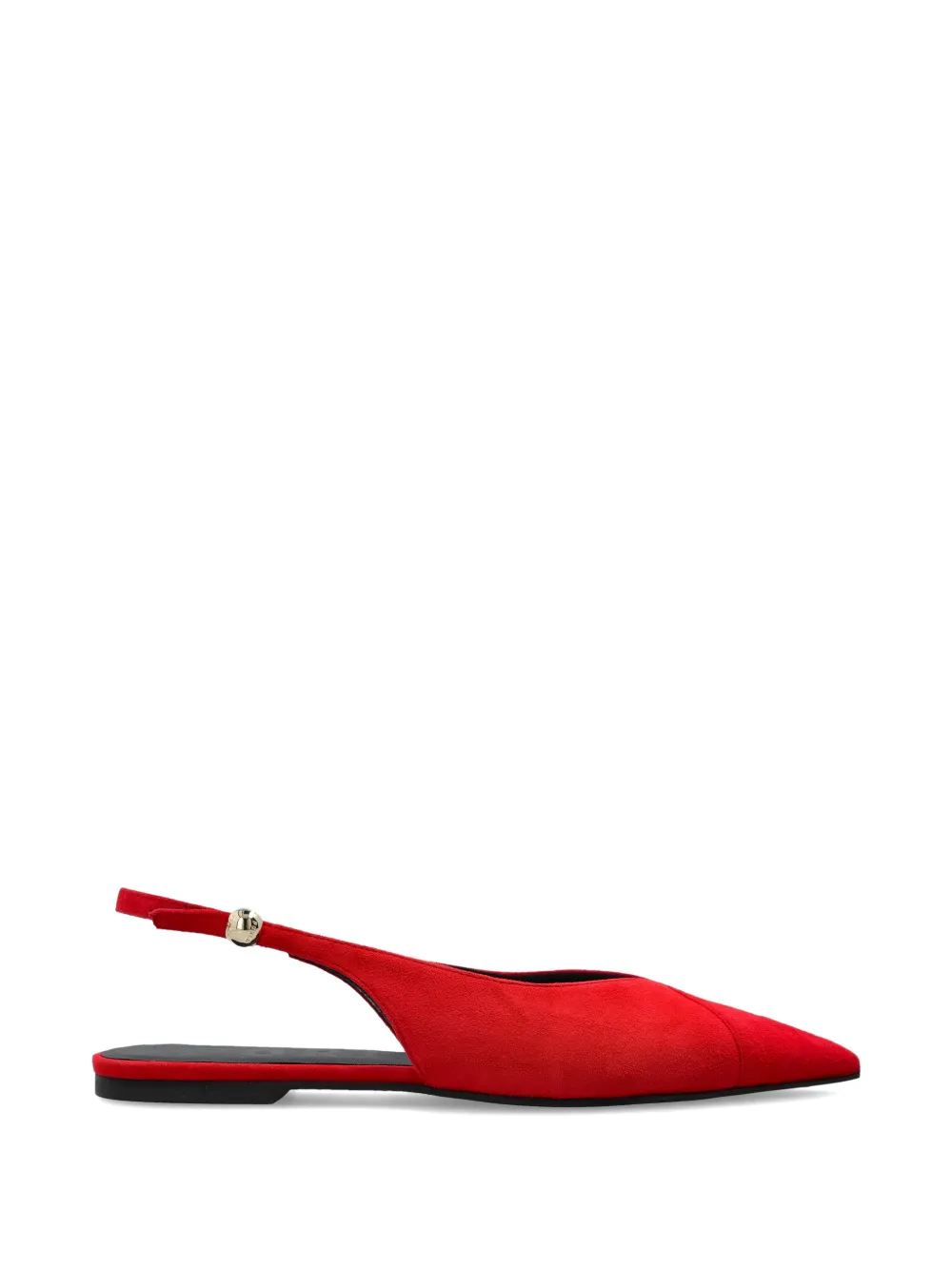 Furla Sfera pointed-toe leather pumps - Rosso