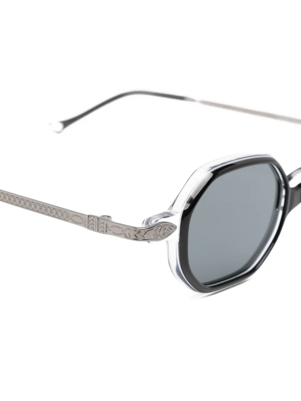  Eyepetizer Geometric-frame Sunglasses - Silver 