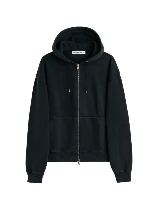 OUR LEGACY Rascal ジップアップ パーカー | ブラック | FARFETCH JP