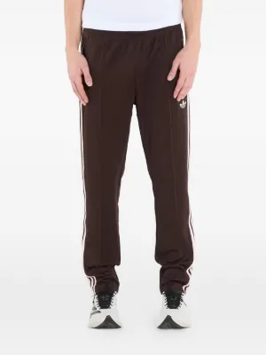Adidas ストライプディテール トラックパンツ | ブラウン | FARFETCH JP