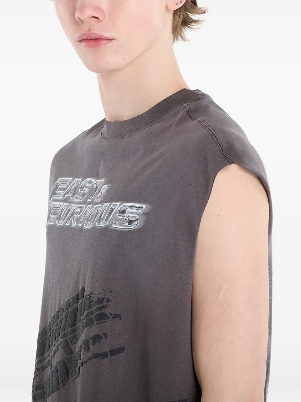 PUMA x Fast & Furious Cut-Off tanktop Grijs