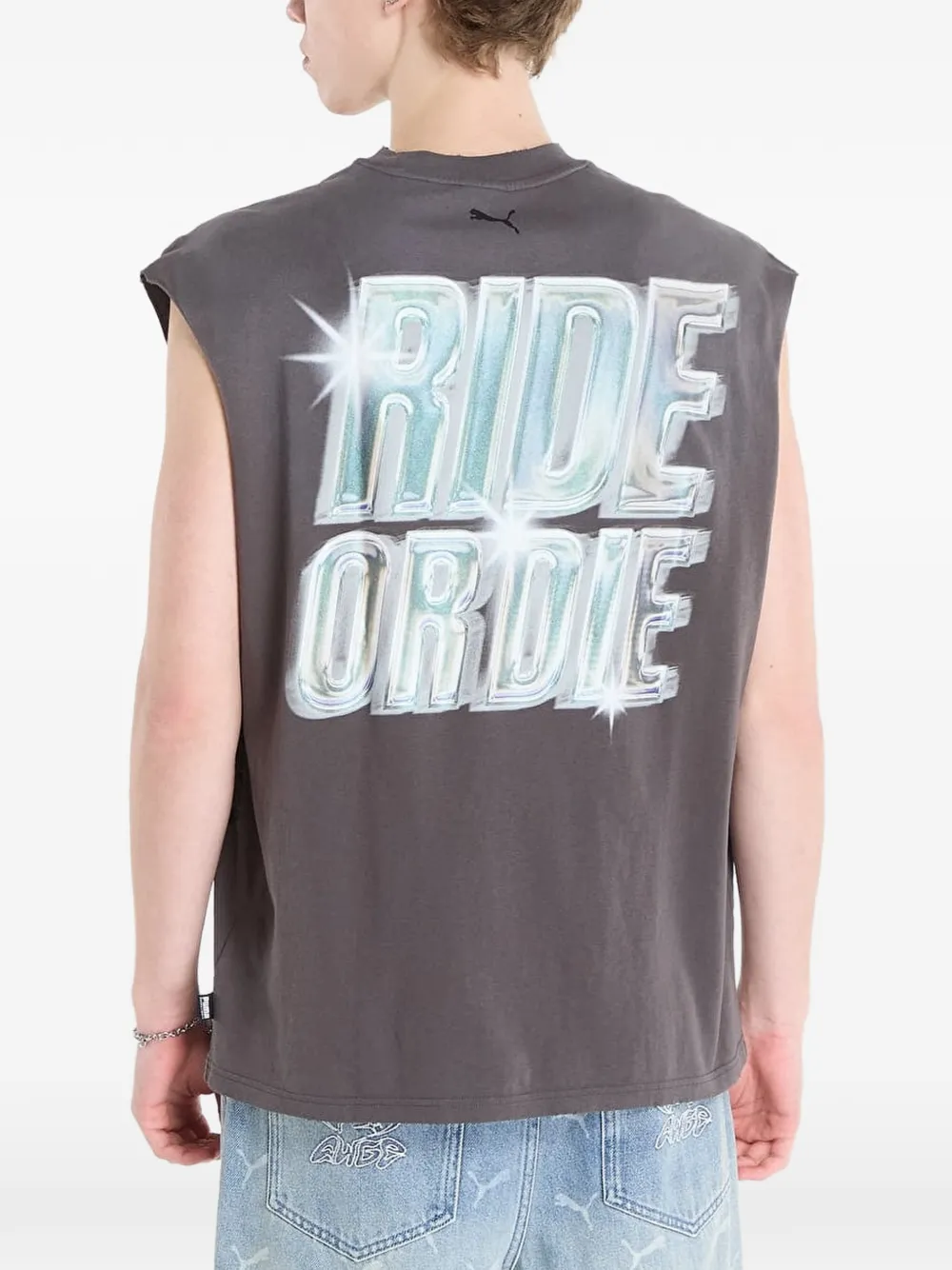 PUMA x Fast & Furious Cut-Off tanktop Grijs
