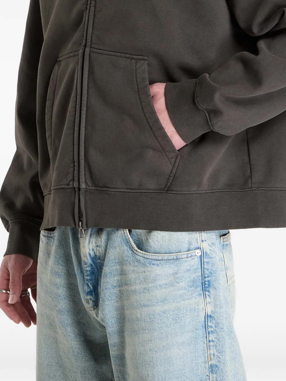 Vans Premium hoodie met rits Zwart