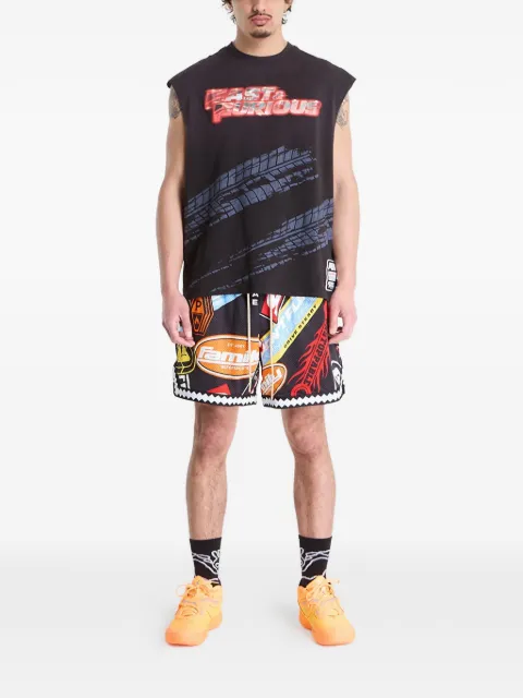 PUMA x Fast & Furious printed shorts