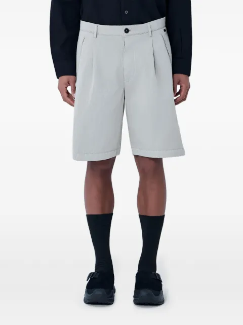 MOOS STUDIO pleated tailored shorts