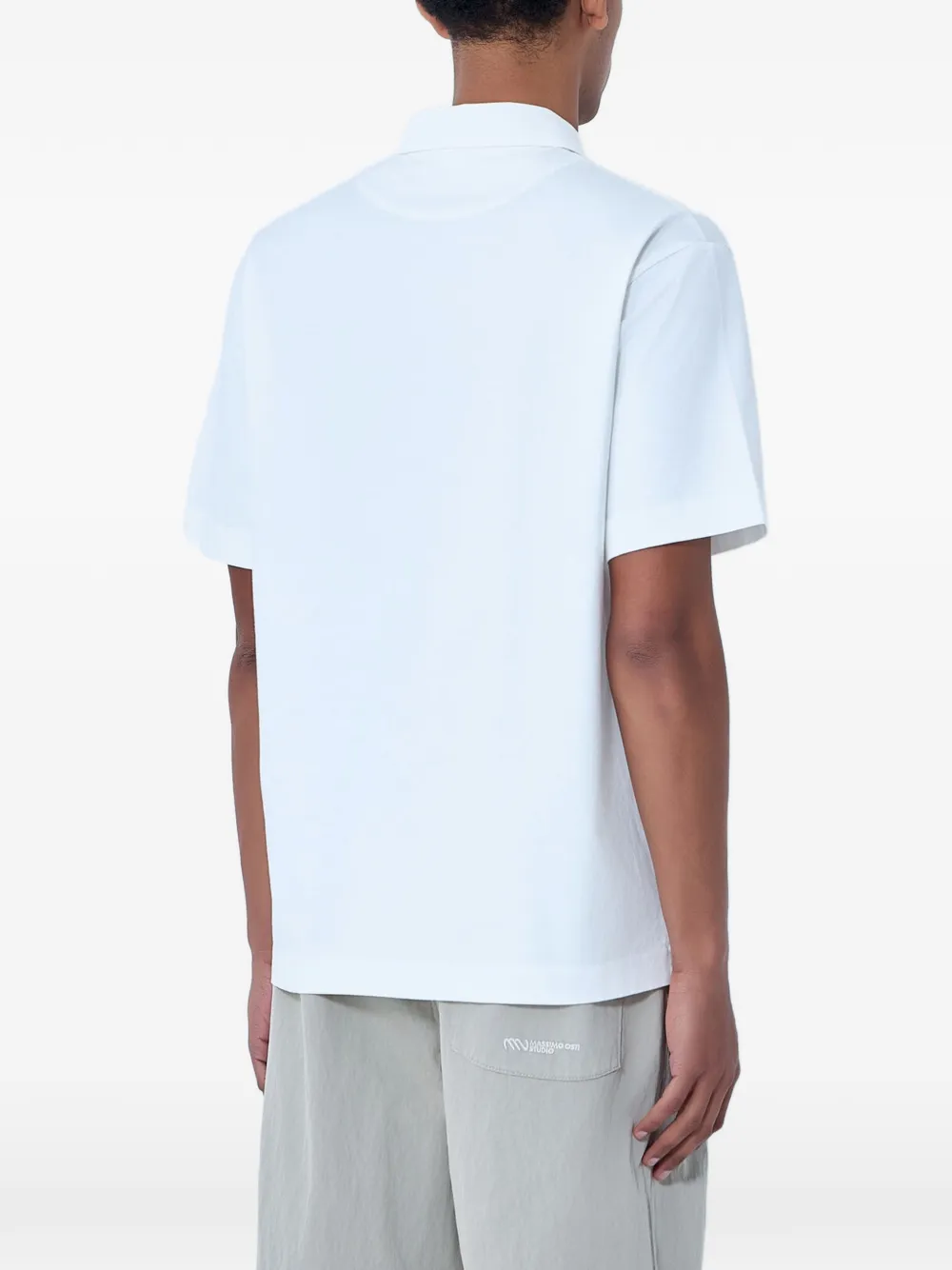 Massimo Osti Studio Katoenen poloshirt Wit