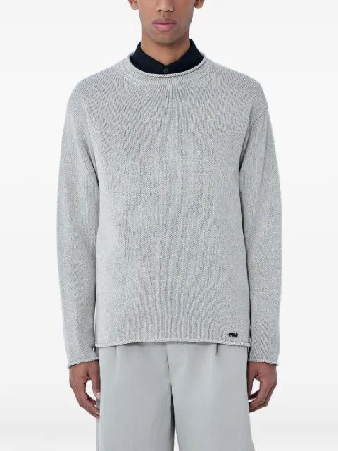 MOOS STUDIO ribbed crew-neck sweater
