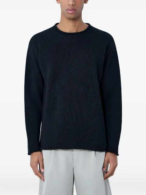 MOOS STUDIO ribbed crew-neck sweater