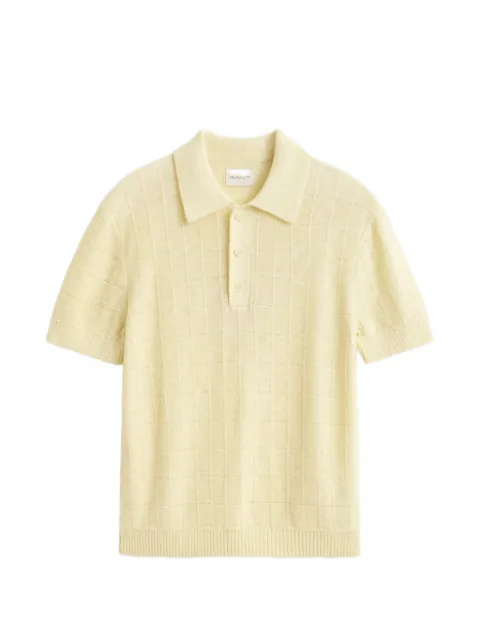 Gant textured polo shirt