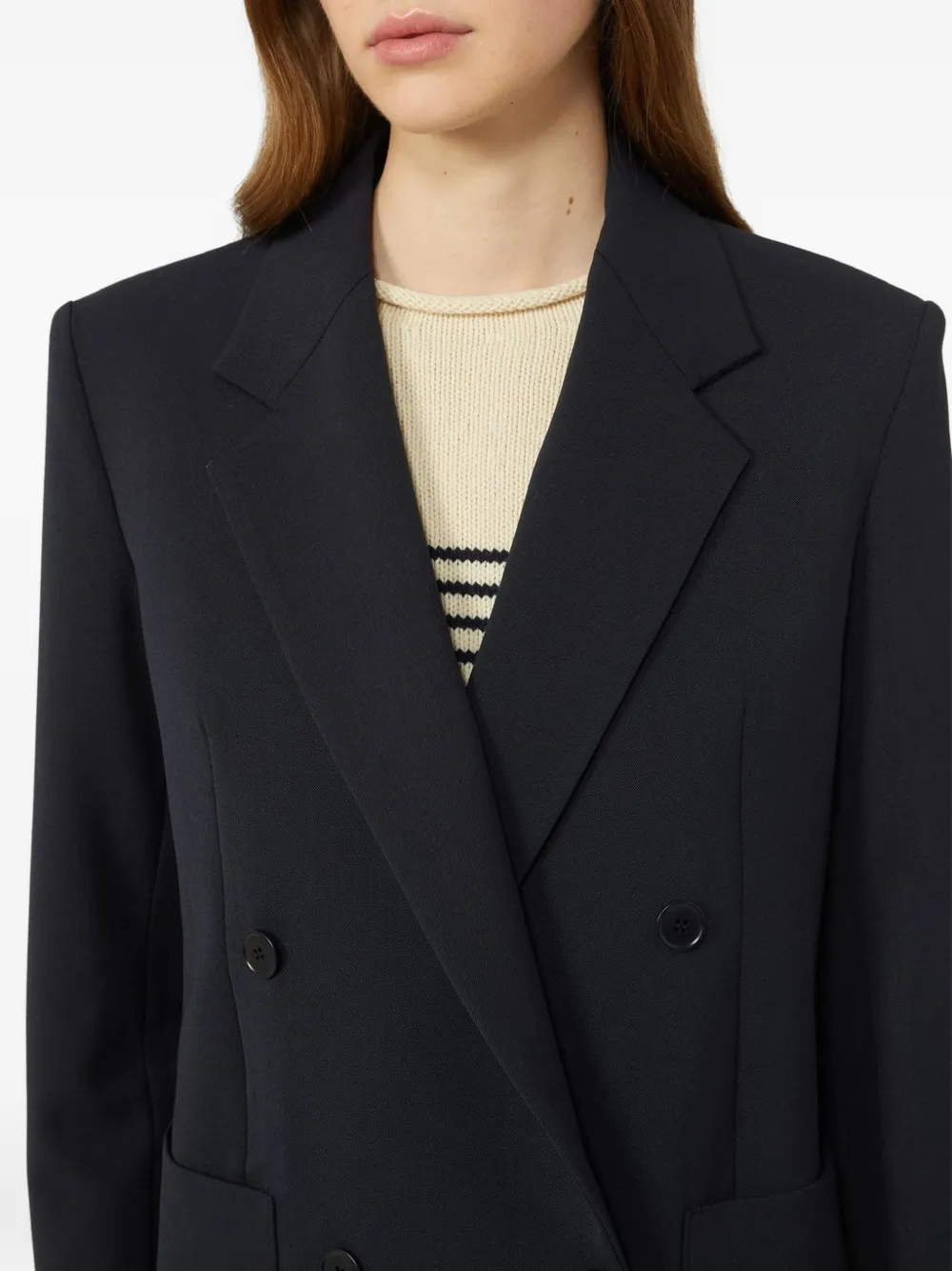  Weekend Max Mara Eloce Double-breasted Blazer - Blue 